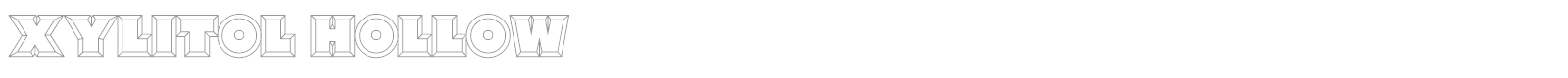 Xylitol font preview